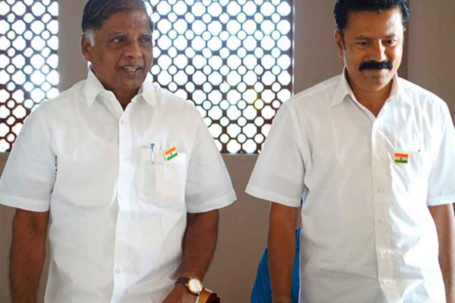 With Mr. Ramakrishnan, State President of Communist Party of India