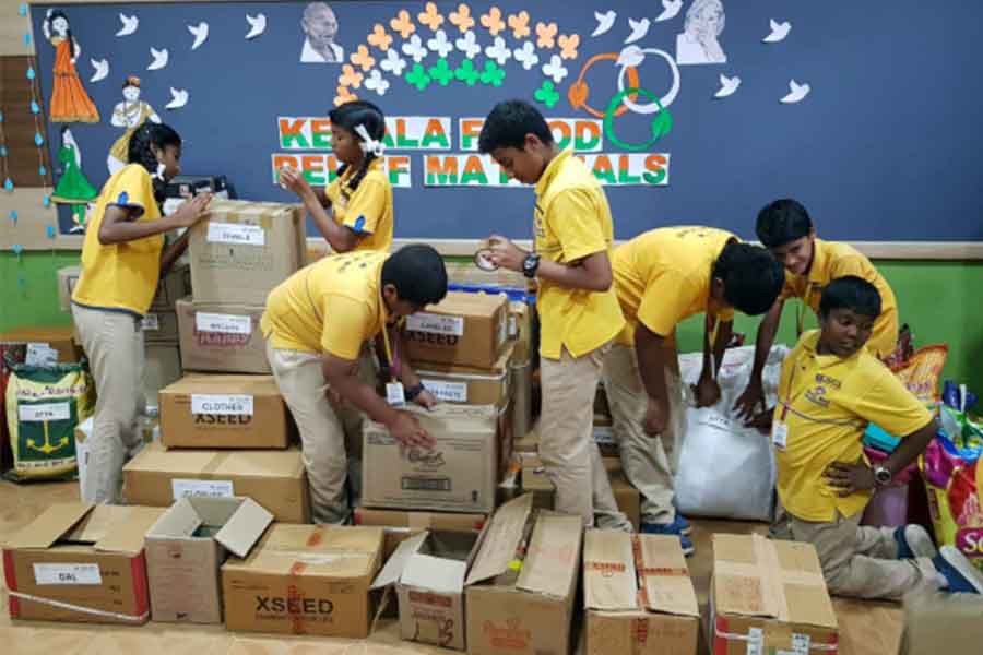 2018 – Kerala floods relief materials support