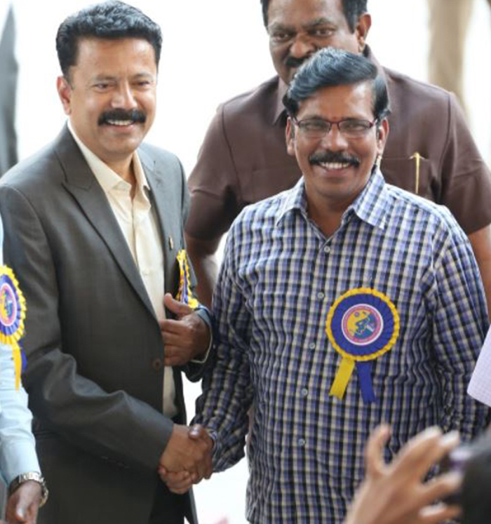 Receiving Director of School Education Dr.Kannapan
