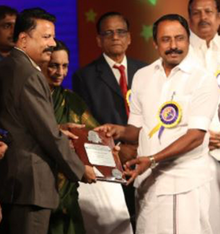 Award from Educational Minister Mr. Sengottaiyan