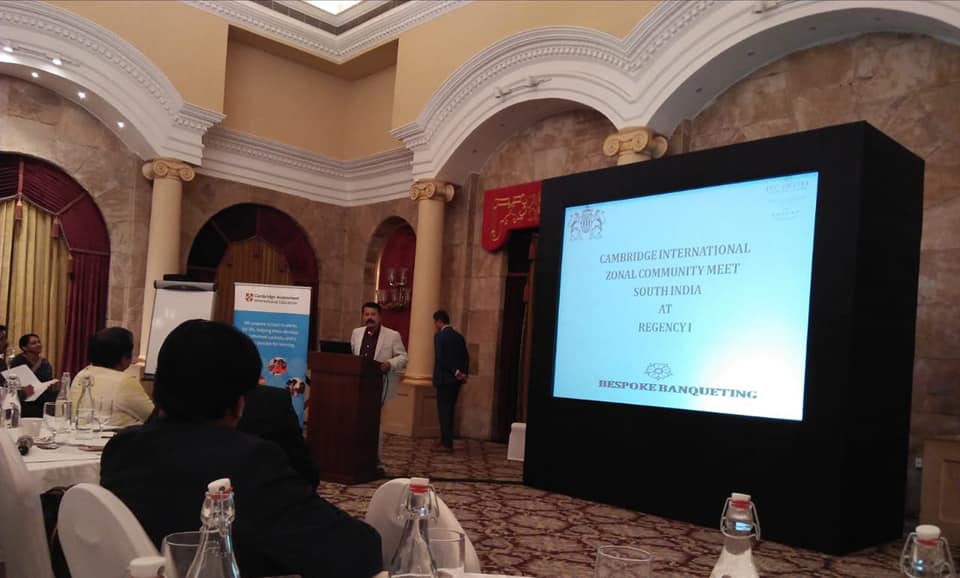 Representing Tamil Nadu state at Cambridge Community Meet in Bangalore