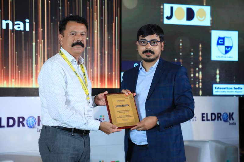 Award for Integrating Technology in Education from Eldrok India